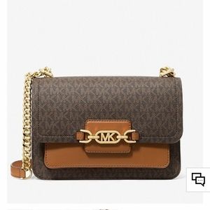 ❤️❤️for @itsgot2go only ❤️❤Michael Kors, the Heather Signature Logo Shoulder Bag